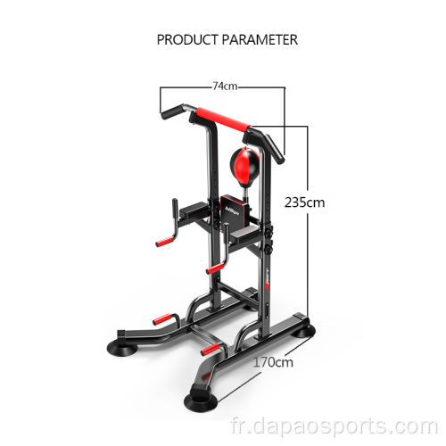 Vente en gros Pull Up Power Tower Longueur réglable Fitness